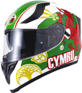 Vcan H128 Full Face Motorcycle Helmet - Wales
